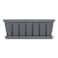 Cosmoplast Cedargrain Rectangular Planter With Tray Grey 36inch