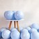 Party Time Unicorn Party 100pcs 10inch Macaron Color Latex Balloon Wedding Decoration Baby Birthday Party Valentine's Day Decor Balloon Pastel Balloons (Blue) - Party Supplies