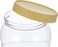 Lavish Clear Plastic Jar Container With Lid 1000ml- 6 Units