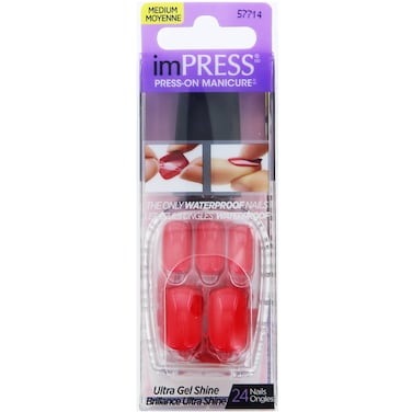 Broadway Impress Rather Reckless False Nail Bimp190 Multicolour 24 PCS