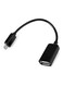 Generic Universal Micro USB Otg Cable Connector, Black