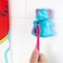 Flipper Fun Animal Hygienic Toothbrush Holder For Kids, includes Soft Bristle Toothbrush, Elephant, 3Y+