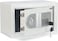Safe Box with Key and Digital Lock (20x31x20cm) White