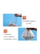 Lades 100-Piece Disposable Shower Cap Clear