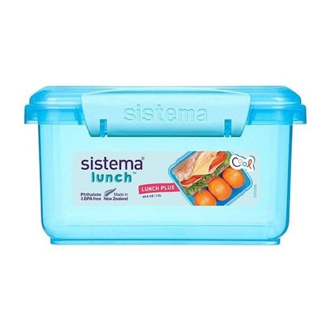 Sistema Lunch Plus Lunch Box - 1.2 Liter - Blue