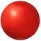 Giftex Pack Of 100Pcs 7Cm Red Pu Stress Balls