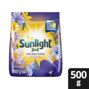 Sunlight 2 in 1 Hand Washing Powder Lavender Sensations 500g