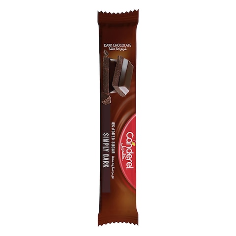 Canderel Dark Chocolate Bar 30g x Pack of 3
