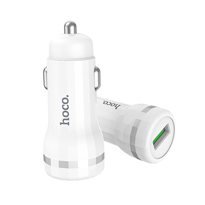 Hoco Car Charger Z27a 18W White