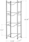 4 Tiers 5 Gallon Water Bottle Rack, Color Gray