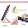 TRON New iPad 10.2 Inch Case 2021 9th Gen/ipad 8th Gen 2020 /ipad 7th Gen 2019 with Pencil Holder, Slim Stand Hard Back Shell Protective Smart Cover Case For iPad 10.2 / 10.5'' 2017 Pink