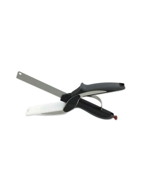 As Seen On Tv 2-In-1 Clever Cutter Black/Silver