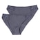 TEX Clara Brief For Women Size 50/52 2 Pieces Grey