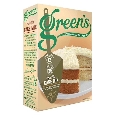 Green&#39;s Cake Vanilla Cake Mix 500g