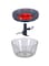 Delcasa Royalford 3-In-1 Quick Chopper And Juicer Grey/Red 12Centimeter