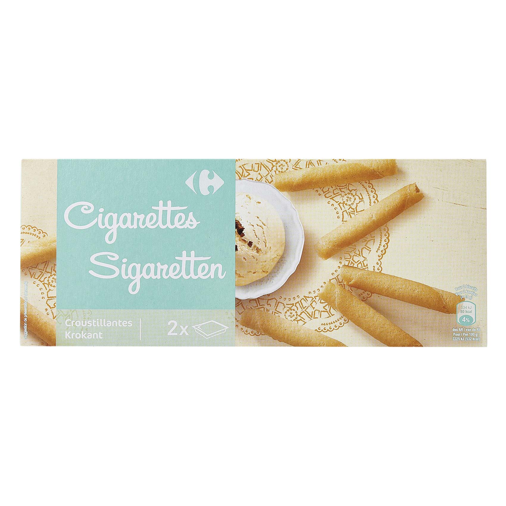 Buy Carrefour Biscuits Cigarettes Russes 200GR Online | Carrefour Lebanon