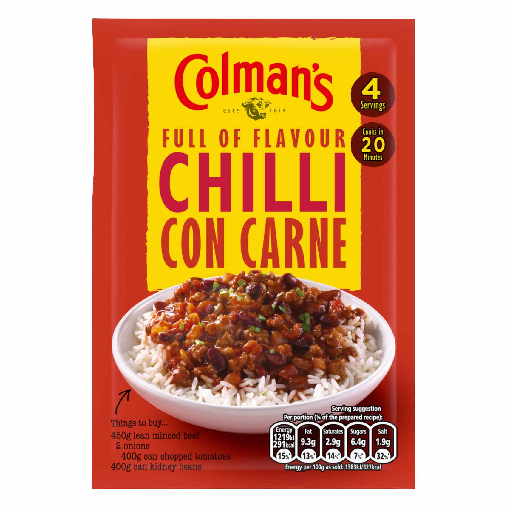 Colmans Chilli Con Carne