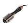 Jose Eber  Hot Air Brush - 4-in-1 Hair Volumizer, Dryer, Smoother and Straightner - Dual Voltage &amp; 1300 Watts - One Step Hair Styler and Volumizer for Drying Straightening Curling Volumizing (Black)