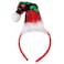 Christmas Magic Sequins Santa Hat Headband- Red