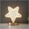 Smart Touch Portable Ramadan Star Shape Acrylic Table Lamp Led Light For Living Room Home