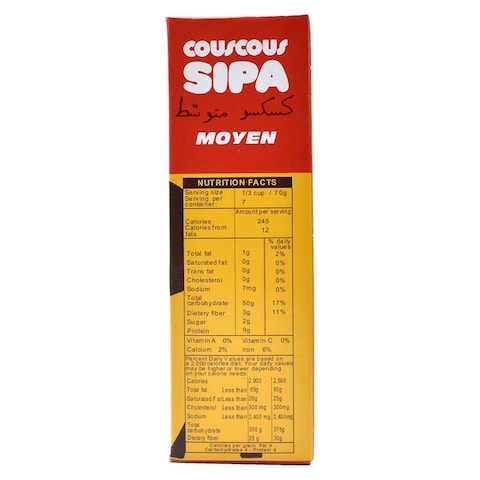 Sipa Couscous Semolina Cereal, 500g