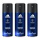 Adidas UEFA Champions League Deodorant Body Spray Clear 150ml Pack of 2