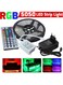 Voberry - 300 Led Flexible Light Strip With 44 Key Ir Remote Controller White 5Meter