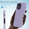 Remson Mag-X Magnetic Hybrid Protective Silicone Case Military Grade Protection For iPhone 14 Pro (Purple)