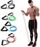 ULTIMAX Yoga Pull Rope Elastic Resistance Bands Fitness Exercise Pull Rope Tube Resistance Elastic Equipment Yoga Gym Bands-Assorted Color