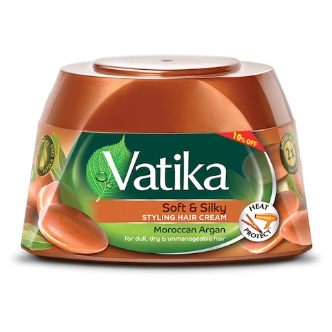 Vatika Naturals Moroccan Argan Styling Hair Cream - 190ml