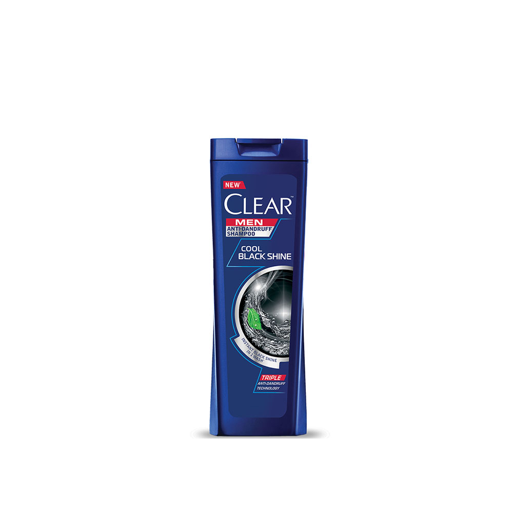Clear Shampoo Black Shine 185 ml