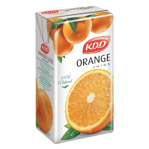 KDD No Added Sugar Orange Juice 125ml x Pack of 6