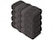 4-Piece 40x70 cm Hand Towels Luxury Hotel Quality 600 GSM 100% Genuine Combed Cotton, Super Soft &amp; Absorbent - Dark Grey
