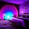 Sunset Projector Lamp Rainbow Atmosphere LED Night Light for Home Bedroom Background Wall Decoration, M008