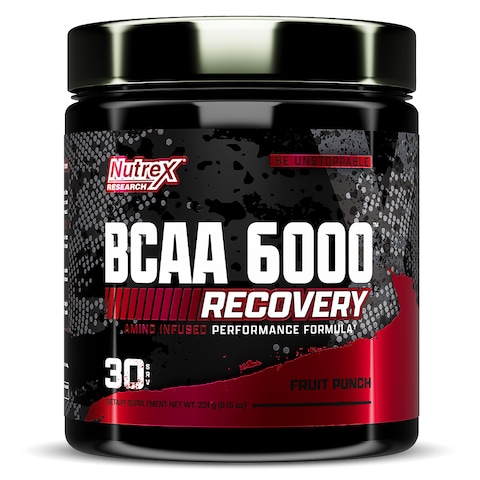 Nutrex Research Bcaa 6000, Fruit Punch, 30