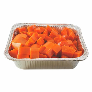 صينية شرائح البابايا الطازجة