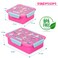 Eazy Kids Lunch Box Set, Unicorn Desert  - Pink