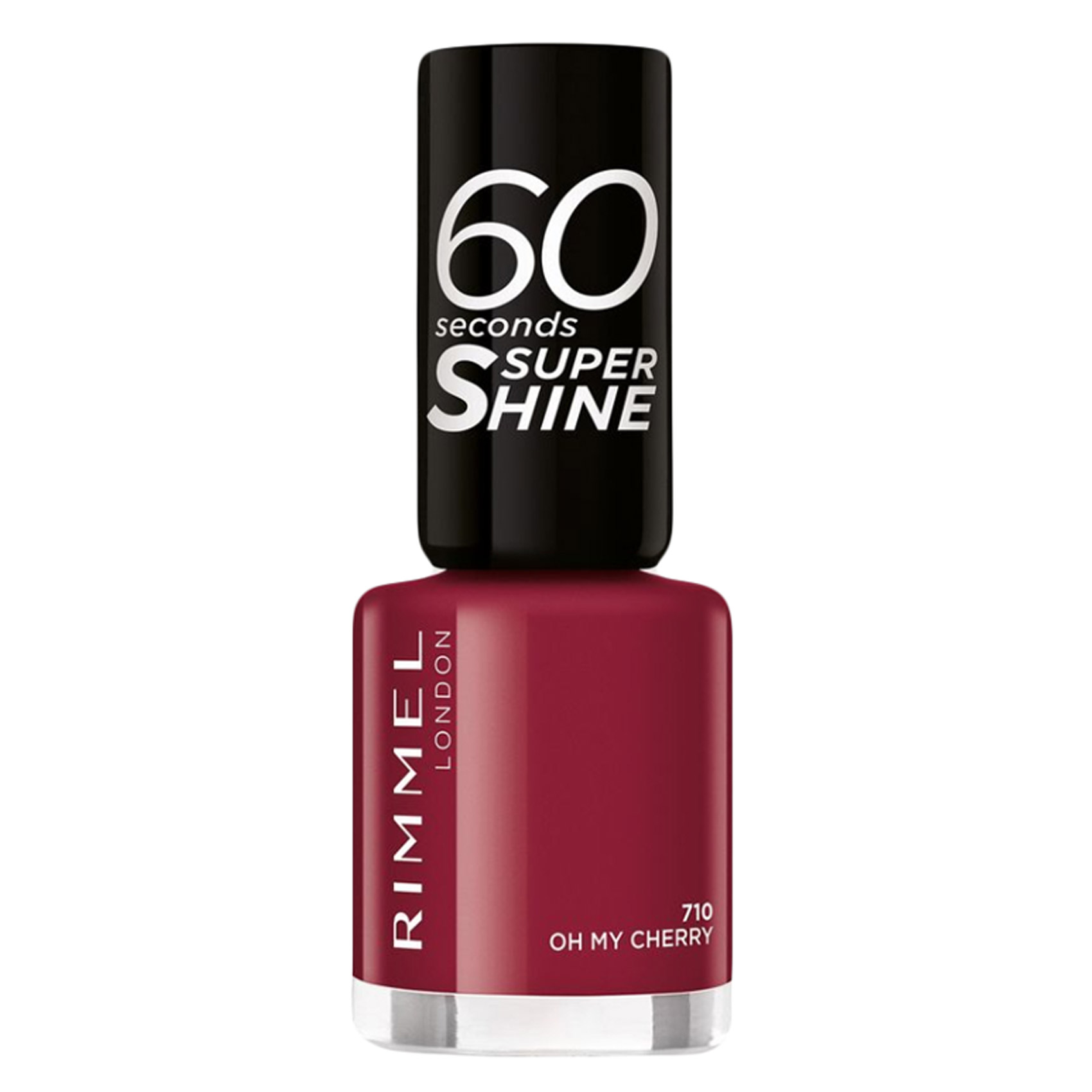 Rimmel London Nail Polish 60 Seconds Super Shine 710 Oh My Cherry 8ml