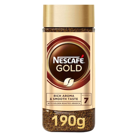 Nescafe Gold Rich Aroma And Smooth Taste Roasted Coffee 190g