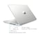 HP 14-Fq0038Ms, AMD Ryzen 3 3250U, 8GB, 128GB SSD, AMD Radeon, 14", Touch, Natrual Silver, Eng Kb, Win 10 Home S