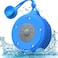 Electra Water Resistant Portable Mini Sound Speaker with Mini Suction Cup, Blue