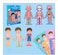Wooden Human Body Parts Structure Jigsaw Puzzle Set for Kids Toys Parts of Body Organs Muscles Safety Education Puzzle Cards 6+ Years (Boy)