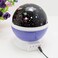 Doreen Romantic Rotating Star Moon Sky Rotation Night Projector Light Lamp-Purple