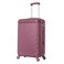 Senator Hard Case Medium Suitcase Luggage Trolley For Unisex ABS Lightweight Travel Bag with 4 Spinner Wheels KH1065 Maroon