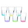 Luminarc Colored Tuff Glass Cup Pack Of 6