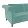 In House Serena 2 In 1 Sofabed Velvet Upholstered - Light Turquoise