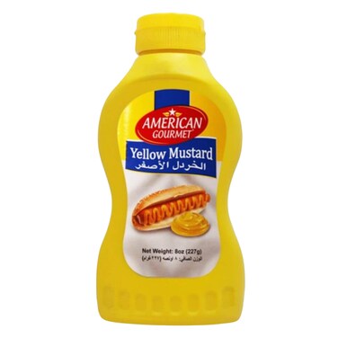 American Gourmet Yellow Mustard 227g