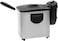 Nobel Deep Fryer With 4L Frying Capacity, Detachable Enamel Oil Tank Dishwasher Safe With Adjustable Temperature Control NDF8G Silver With 1 Year Warranty