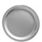 Amscan Big Party Pack Paper, Silver Plates, 9&quot;
