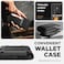 VRS Design Damda Glide Pro for Samsung Galaxy S24 ULTRA case cover wallet [Semi Automatic] slider Credit card holder Slot [4 cards] - Black Groove